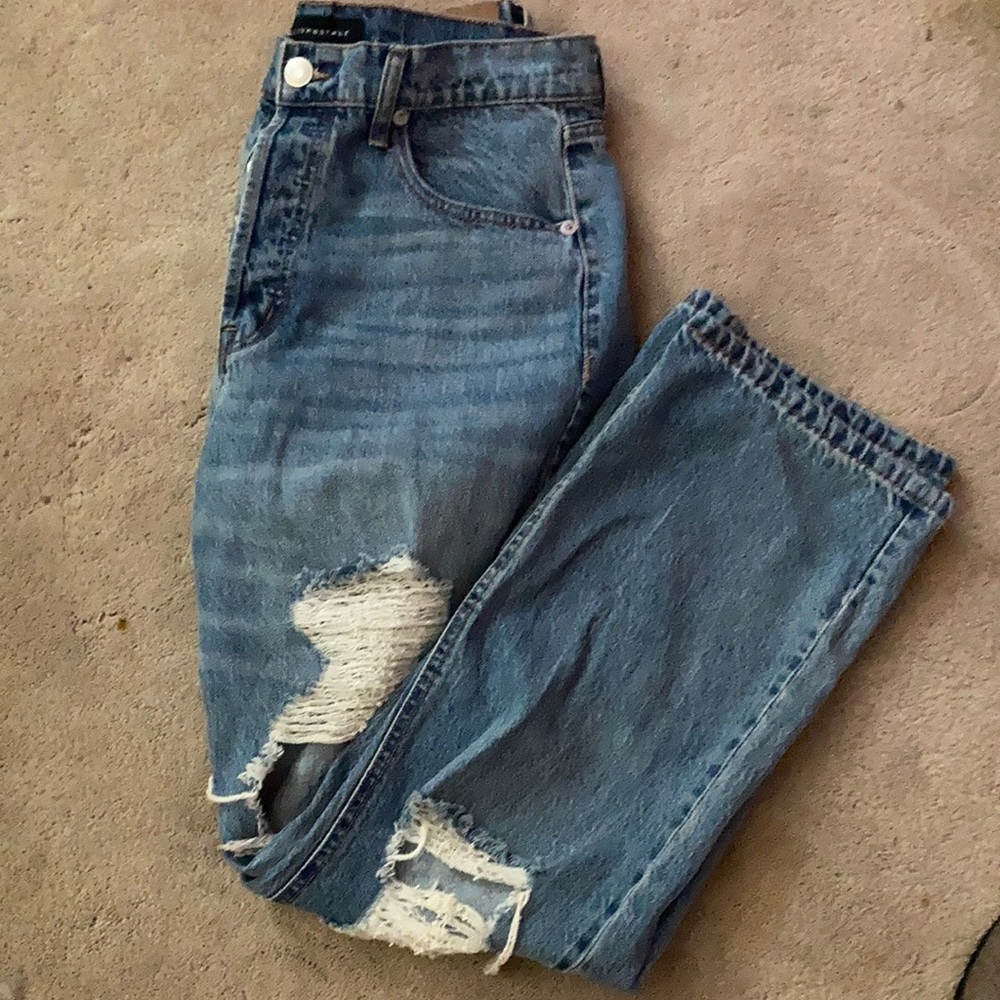 Aeropostale 90s distressed baggy Mom jeans